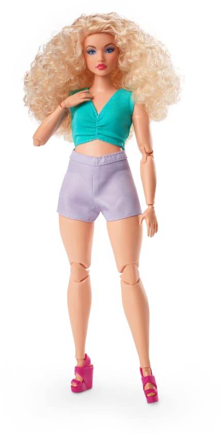 Barbie Looks Doll, Blonde, Color Block Outfit With Waist Cut-Out - Image 1 of 6