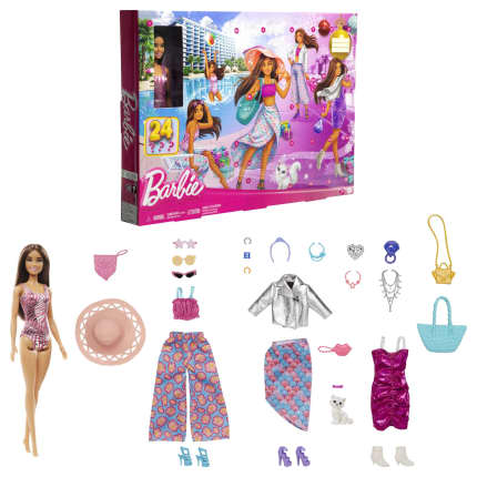 Barbie Doll And Fashion Advent Calendar, 24 Clothing And Accessory Surprises - Image 1 of 5