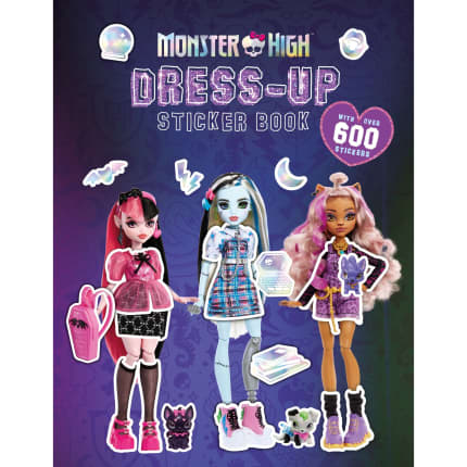 Monster High: Dress-Up Sticker Book (Ages 6+) - Imagem 1 de 5