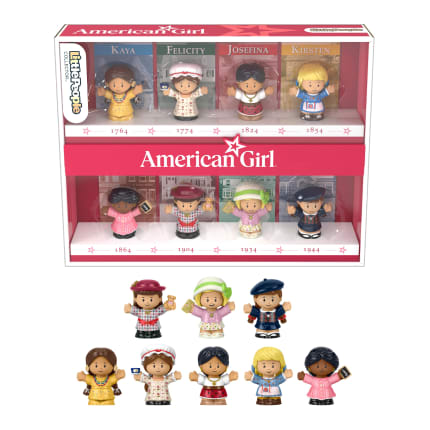 Little People Collector American Girl 40th Anniversary Special Edition Set For Fans, 8 Figures  - Image 1 of 6