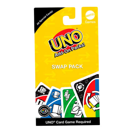 UNO Add-On-Packs Swap Pack Card Game For Kids, Family & Game Nights, Travel, Camping & Parties - Imagem 1 de 6