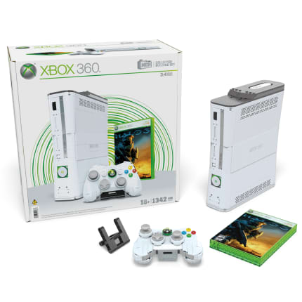 MEGA Microsoft Xbox 360 Replica Building Toy Kit With Lights (1342 Pieces) For Collectors - Imagem 1 de 6