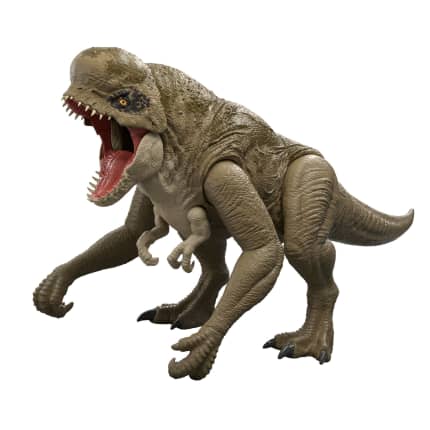 Jurassic World Rebirth Super Colossal Distortus Rex Dinosaur Figure, 31 Inch, Swallows Minis - Imagen 1 de 6