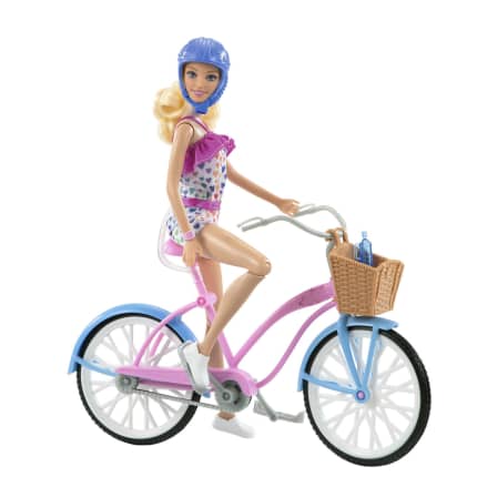 Barbie Set de Juego Bicicleta con Muñeca - Image 1 of 6