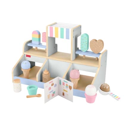 Fisher-Price  Coffret  Bar Laitier en Bois, 18Éléments en Bois - Image 1 of 5