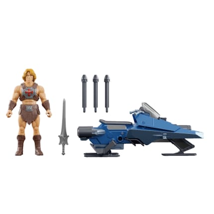 Masters Of The Universe He-Man And Sky Sled Pack, 2026 Movie Vehicle & Figure, 5.5 Inch Scale - Image 1 of 5