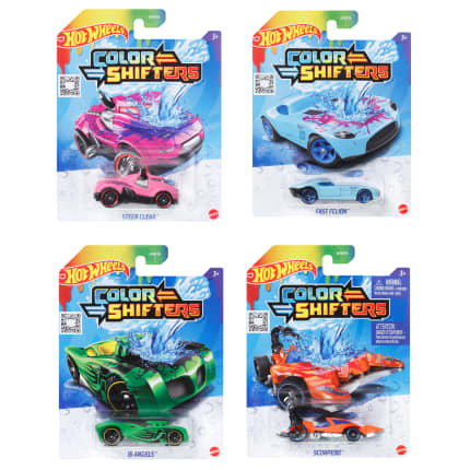 Hot Wheels Car, 1 Color-Changing Toy Vehicle in 1:64 Scale - Imagem 1 de 