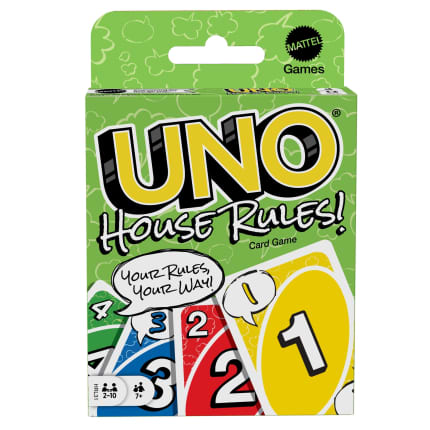 UNO House Rules Card Game For Adult, Family & Game Night - Image 1 of 6