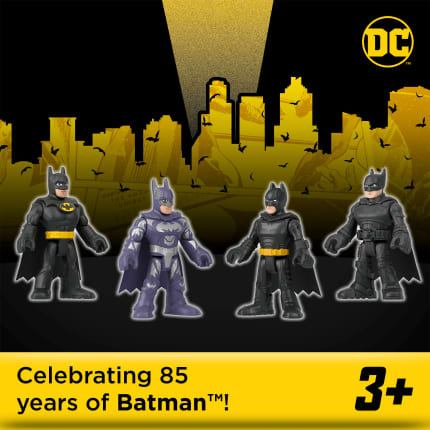 Imaginext DC Super Friends Batman 85th Anniversary Set With 4 Movie Figures - Image 1 of 5