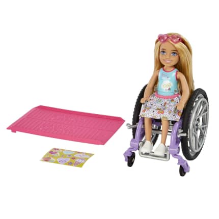 Barbie Chelsea Doll (Blonde) & Wheelchair, Toy For 3 Year Olds & Up - Image 1 of 6