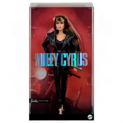 Barbie Signature Miley Cyrus Collectible Doll in Faux Leather 2-Piece Outfit With Heels - Image 1 of 6