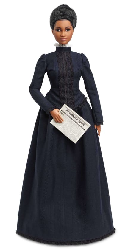Ida B. Wells Barbie Inspiring Women Doll With Newspaper Accessory - Image 1 of 6
