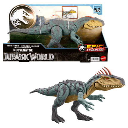 Jurassic World Gigantic Trackers Neovenator Dinosaur Action Figure Toy, Large Species - Image 1 of 6
