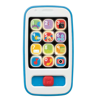 Fisher-Price Ríe y Aprende Juguete para Bebés Smartphone De Aprendizaje Azul - Imagen 1 de 4