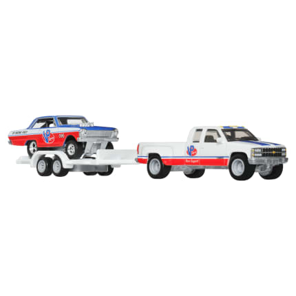 Hot Wheels Collector Vehículo de Colección Auto Transportador 92 Chevy CK 3500 & 63 Chevy Nova - Image 1 of 6
