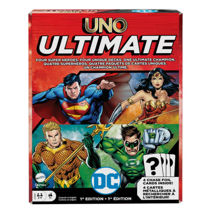 UNO Ultimate DC  Card Game With Collectible Foil Cards - Image 1 of 6