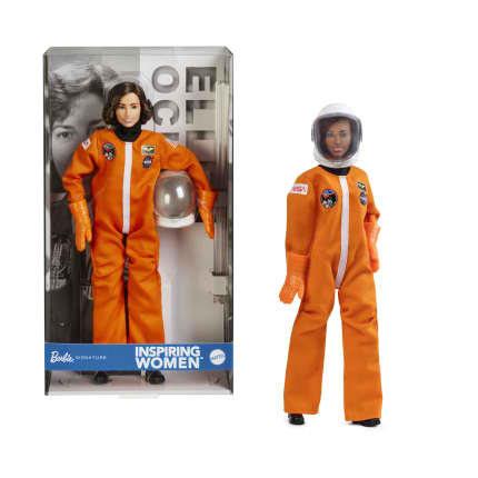 Barbie Signature Inspiring Women Ellen Ochoa Fashion Doll Collectible, Astronaut Suit & Accessories - Image 1 of 6