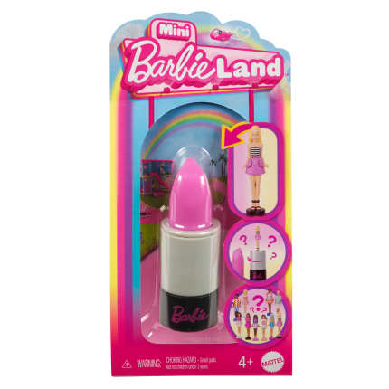 Barbie Mini Barbieland Fashionistas Dolls, 1.5-Inch Dolls in Lipstick Tube, Surprise Reveal - Image 1 of 6