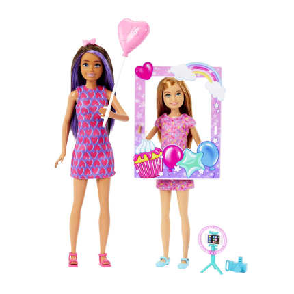 Barbie Celebration Fun Photobooth Playset With Skipper & Stacie Dolls & Accessories - Image 1 of 5