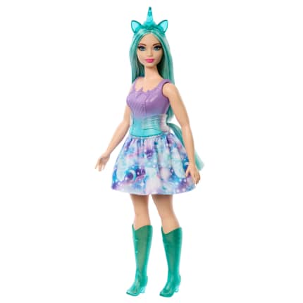 Barbie-Poupées Sirènes Avec Cheveux et Nageoire Colorés et Serre-Tête - Imagem 1 de 6