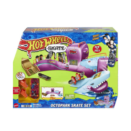 Hot Wheels Skate Octopark Playset, With Exclusive Fingerboard And Skate Shoes - Image 1 of 6