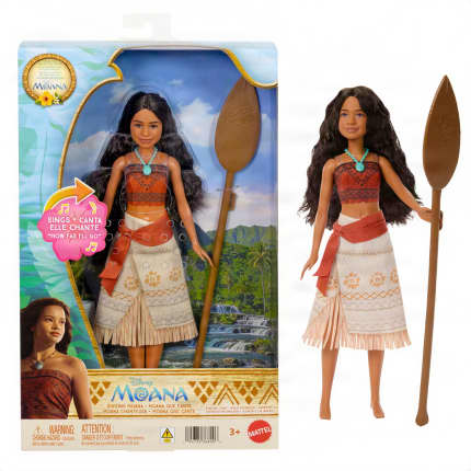 Mattel Disney Moana Singing Fashion Doll Sings “How Far I’Ll Go” Inspired By Live Action Movie - Image 1 of 6