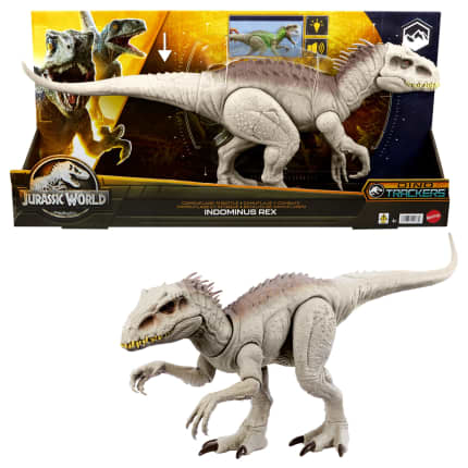 Jurassic World Camouflage 'n Battle Indominus Rex Action Figure Toy With Lights, Sound & Motion - Image 1 of 6