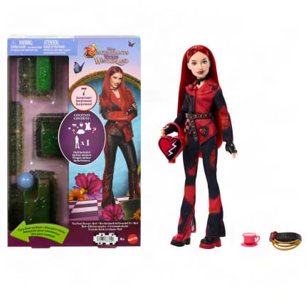 Disney Descendants: Wicked Wonderland Tea Party Reveal With 7 Surprises, A Red Fashion Doll & Accessories - Image 1 of 6