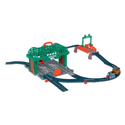 Thomas & Friends Knapford Station Track & Diecast Train Set, 2-In-1 Playset & Storage Case - Image 1 of 6