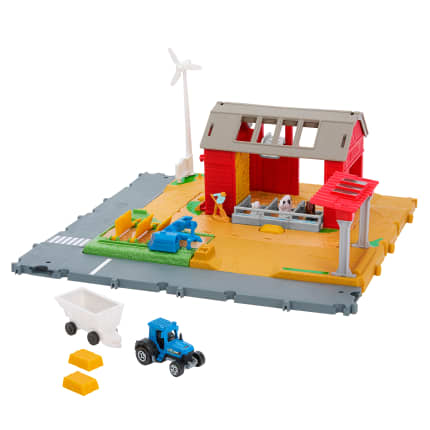 Matchbox Playset, Action Drivers Farm Adventure With 1:64 Scale Tractor & 6 Accessories - Image 1 of 3