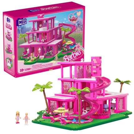 MEGA Barbie The Movie Replica Dreamhouse Building Kit (1795 Pieces) For Collectors - Imagen 1 de 6