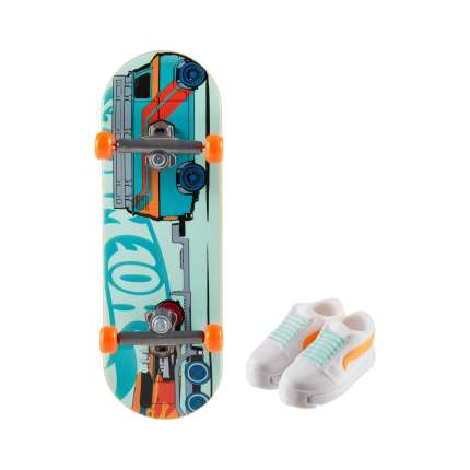 Hot Wheels Skate Veículo de Brinquedo Skateboard TIC-TAC TOWED™ com Tênis - Imagen 1 de 3