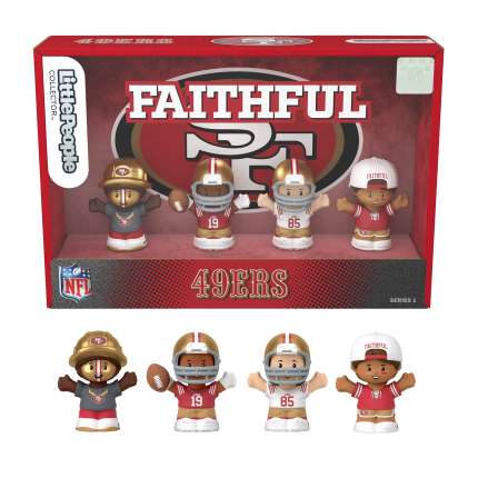 Little People Collector San Francisco 49Ers Special Edition Set For Adults & NFL Fans, 4 Figures - Image 1 of 6