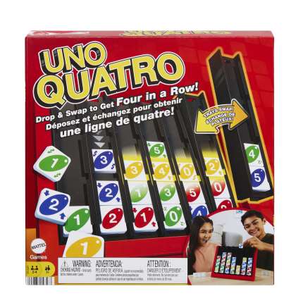 UNO Quatro Game, Adult, Family And Game Night - Imagem 1 de 6