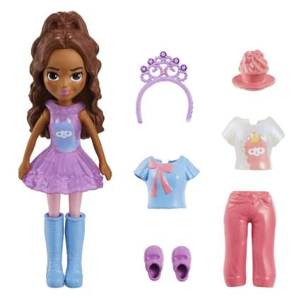 Polly Pocket Set de Juego Paquete de Modas Llama Shimmer - Imagen 1 de 5