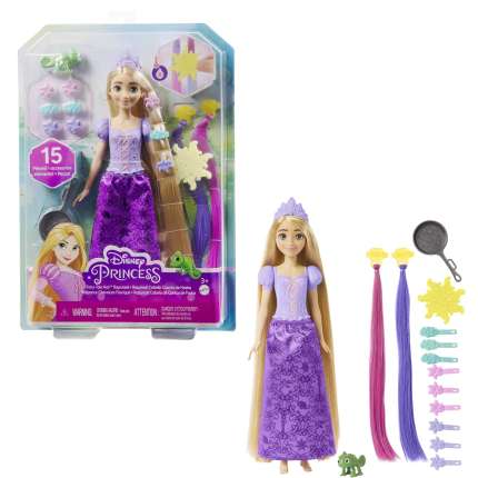 Disney-Princesses Disney-Poupée Raiponce Chevelure Conte de Fées - Imagem 1 de 6