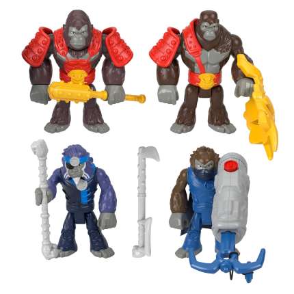 Fisher-Price Imaginext-Armée Singe vs Gorille-Coffret de Figurines - Image 1 of 6