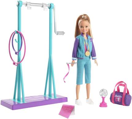 Barbie Team Stacie Doll And Gymnastics Playset - Imagem 1 de 6