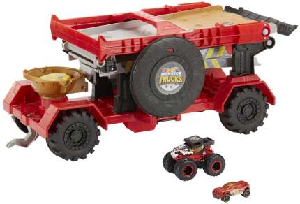 Hot Wheels Monster Trucks Downhill Race & Go Play Set - Image 1 of 6