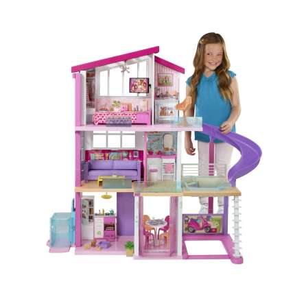 Barbie Dreamhouse Doll House With 70 Accessories And Accessible Elevator - Imagem 1 de 6