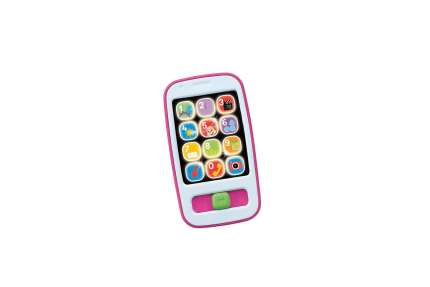 Fisher-Price Ríe y Aprende Juguete para Bebés Smartphone de Aprendizaje Rosa - Imagen 1 de 4