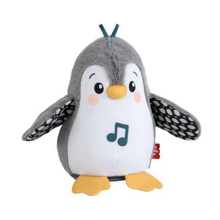 Fisher-Price-Peluche Musicale Manchot Culbuto Dès La Naissance - Imagen 1 de 6