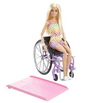 Barbie Fashionista Boneca Cadeira de Rodas Rosa - Image 1 of 6