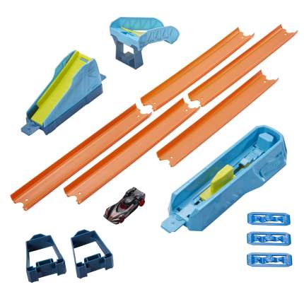 Hot Wheels Track Builder Pista de Brinquedo Pacote de saltos longos - Image 1 of 6