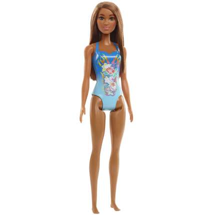 Barbie Fashion & Beauty Boneca Roupa de Banho Azul com Rosas - Image 1 of 4