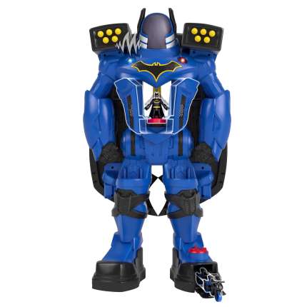 Imaginext DC Super Friends Batbot Xtreme Transforming Robot Playset With Batman Figure & 11 Pieces - Imagen 1 de 6