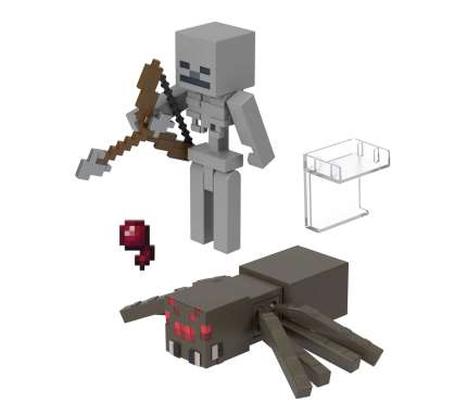 Minecraft Coffret de 2 Figurines Articulées de 7,62 Cm (3,25 Po) - Imagen 1 de 6