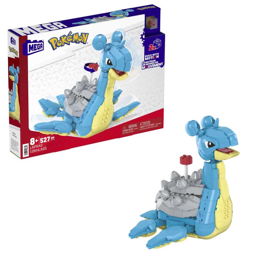 Mega Pokémon-Lokhlass-Figurine Articulée À Construire (527 Pcs) - Image 1 of 6