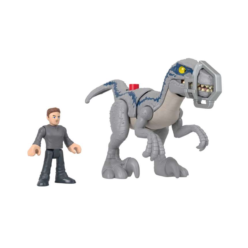 Imaginext - Jurassic World - Coffret Blue En Fuite - Figurines Pour Enfants - 3 Ans Et + - Image 1 of 6