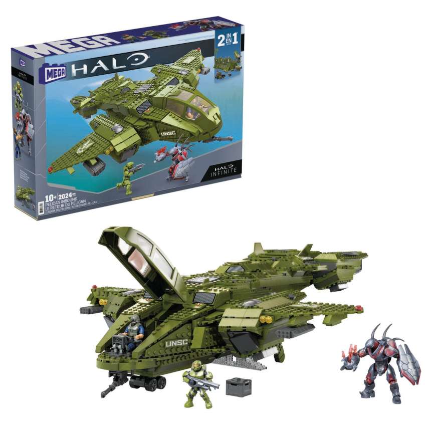 Mega Construx Halo Pelican Inbound Building Set - Image 1 of 7